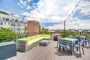 Rooftop deck view
